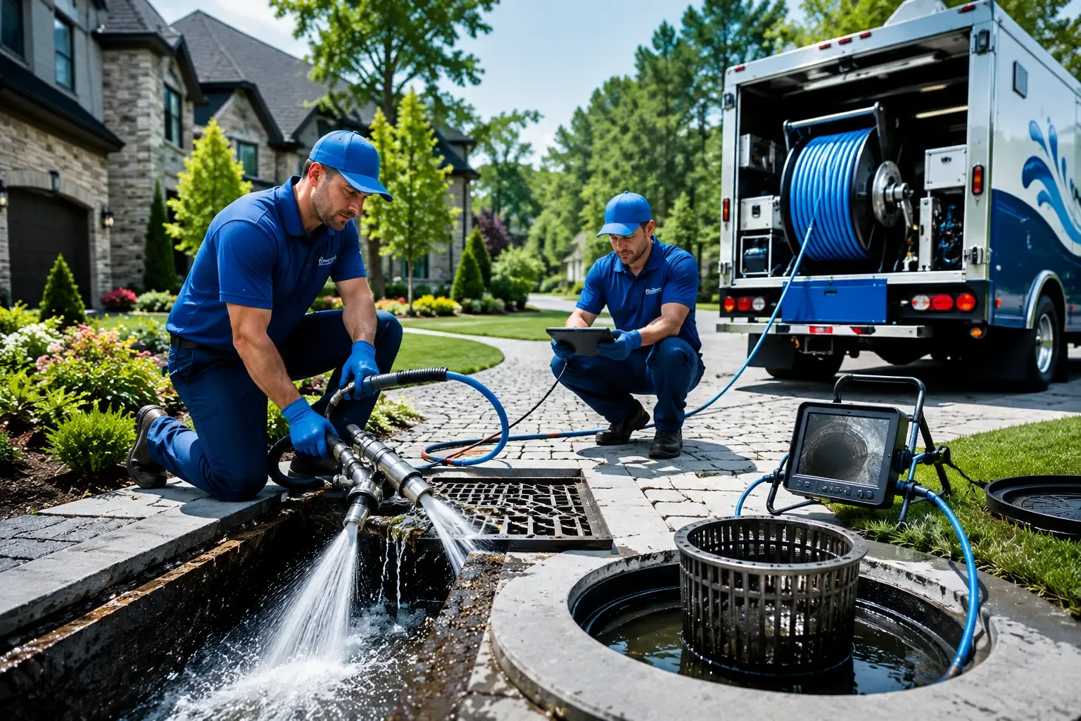 Local outdoor drain cleaning professionals in Westport, IN